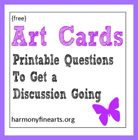 Artist & Picture Study: How & Why Plus FREEBIES Art Questions, Art Rubric, Art Assessment, Art Classroom Ideas, Art Analysis, Art Critique, Art Handouts, Art Teacher Resources, Art Criticism