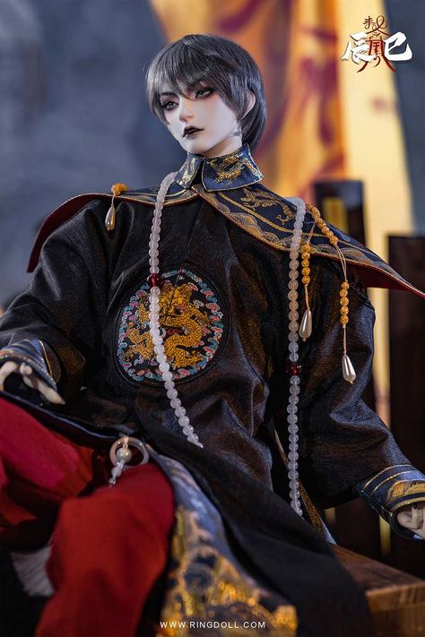 [Limited Time & Quantity] CHEN SI -Jiangshi Limited Version | Dolk Station - Online bjd shop Bjd Shop, Fairy Photoshoot, Chinese Dolls, Dolls Outfits, Emily The Strange, Victorian Dolls, Male Doll, Futuristic Fashion, Jointed Dolls