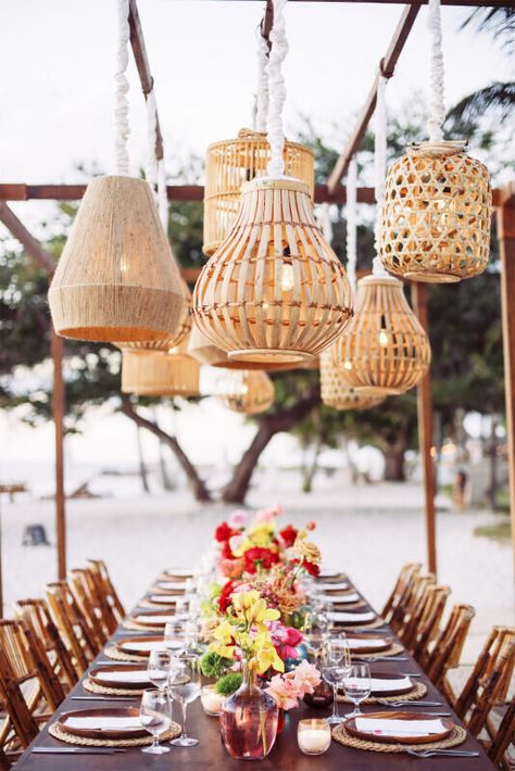 Puerto Vallarta Area Weddings | The St. Regis Punta Mita Resort | Eve & Chris Pink Indian Wedding, St Regis Punta Mita, Beach Wedding Setup, Mediterranean Party, Floral Ice Cubes, Pink Terracotta, Cabos Wedding, Terracotta And Green, Tropical Wedding Inspiration