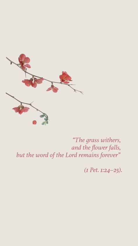 Flower Scripture Tattoo, Christian Flower Quotes, Bible Flower Quotes, Bible Verse Wallpaper With Flowers, Give People Their Flowers Quotes, August Bible Verses, Flowers With Bible Verse, Scripture About Flowers, Flower Verses Bible