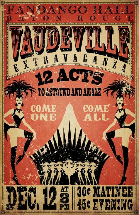 Circus Posters Vintage, Vaudeville Poster, Burlesque Poster, Character Drawing Ideas, Cirque Vintage, Circus Posters, Burlesque Vintage, Vintage Circus Posters, Dark Circus