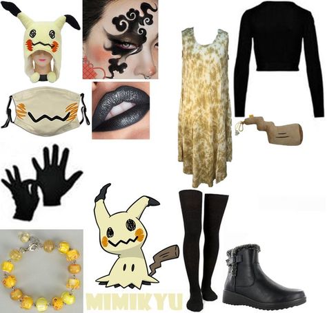 Mimikyu Outfit, Mimikyu Pikachu, Mimikyu Cosplay, Pokemon Mimikyu, Pikachu Cosplay, Cosplay Clothes, Oversized Clothes, Cosplay Ideas, Cosplay Outfits