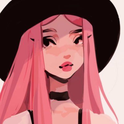 Pink Hair Oc, Matching Icons, Pink Hair, On Twitter, Halloween, Twitter, Hair, Pink, Black