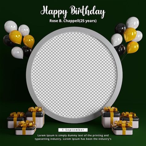 Happy Birthday Psd Photoshop, Happy Birthday Flyer Design Background, Birthday Template Background Aesthetic, Birthday Social Media Post, Bangalore Days, Birthday Graphics, Easy Hand Drawings, Happy Birthday Clip Art, Birthday Typography