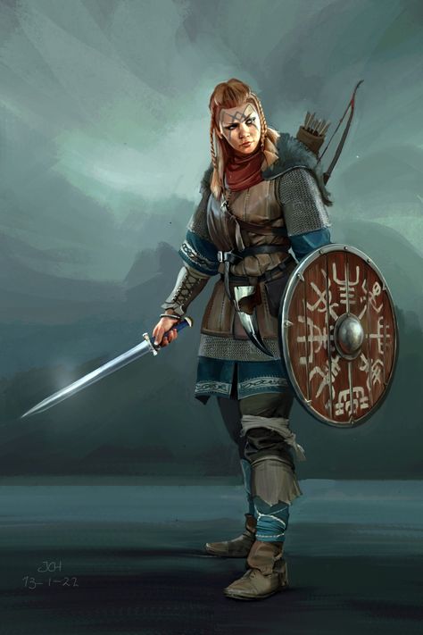 Viking Shieldmaiden, Viking Shield Maiden, Viking Character, Viking Shield, Viking Woman, Shield Maiden, Viking Art, Viking Warrior, Viking Age