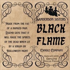 Black Flame Candle Label, Diy Black Flame Candle Hocus Pocus, Hocus Pocus Spells Printable, Diy Hocus Pocus Decorations, Black Flame Candle Printable, Hocus Pocus Diy Decorations, Hocus Pocus Book Diy, Hocus Pocus Diy Decor, Hocus Pocus Sayings