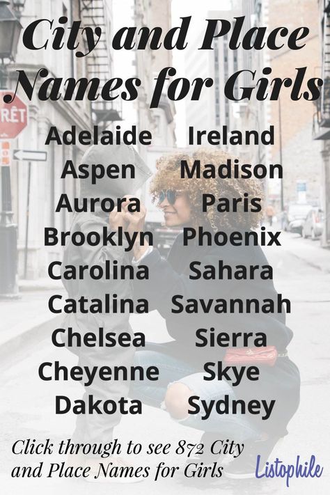 872 City and Place Names for Girls. Geographical baby names from around the world, including US state, country and continent names. Click through to see more City Girl Names. Place Names Writing, Names For Places In Books, City Names Aesthetic, Names For Towns, Made Up City Names, City Name Ideas, City Names, City Names For Babies, Strong Girl Names