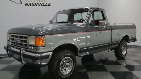 1988 Ford F150 4x4 Regular Cab Ford Truck Aesthetic, 1988 Ford F150, Obs F150, Lowered F150, Truck Aesthetic, Truck Restoration, Obs Ford, Ford F150 Lariat, Ford F650