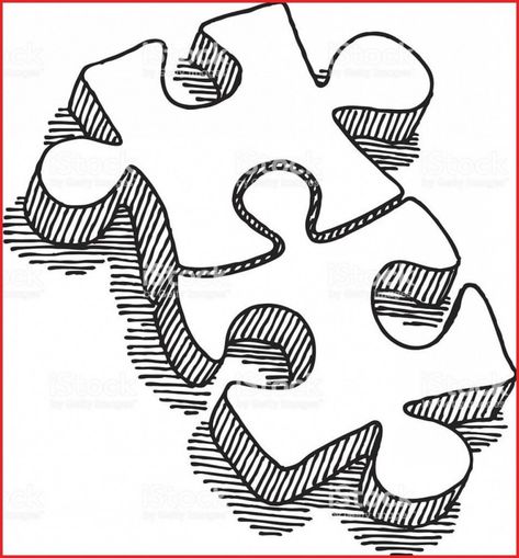 Blank Jigsaw Piece Template New Puzzle Piece Drawing Two Puzzle Pieces Connection Drawing Puzzle Piece Drawing, Connection Drawing, Two Puzzle Pieces, Easy Sketches For Beginners, Puzzle Piece Art, Puzzle Drawing, Puzzle Piece Tattoo, Jigsaw Piece, Puzzle Tattoos