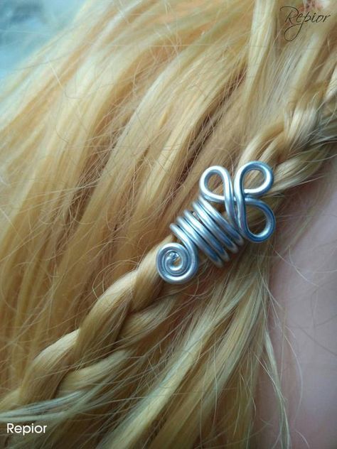 Celtic Dreadlocks, Viking Beads, Beard Jewelry, Spiral Jewelry, Beard Beads, Dreadlock Jewelry, Bead Hair, Viking Beard, Jewelry Hippie