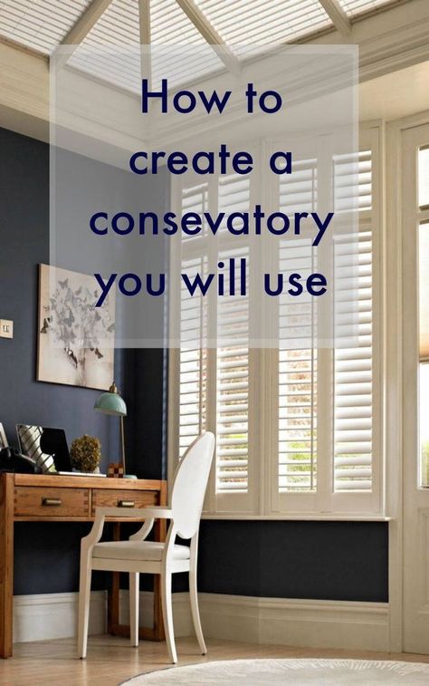 Office Conservatory Ideas, Conservatory Study Room, Home Office Conservatory Ideas, Conservatory Wall Ideas, Conservatory Ideas Interior Decor Modern, Conservatory Paint Ideas, Conservatory Decor Ideas Uk, Conservatory Decor Small Cosy, Conservatory Home Office