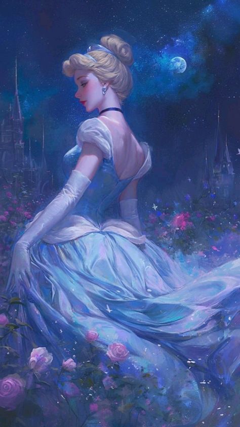 Cinderella Fan Art, No Real Friends, Cinderella Anime, Wallpaper Disney Princess, Disney Princess Paintings, Disney Characters Pictures, Street Fashion Inspiration, Modest Street Fashion, Cinderella Wallpaper