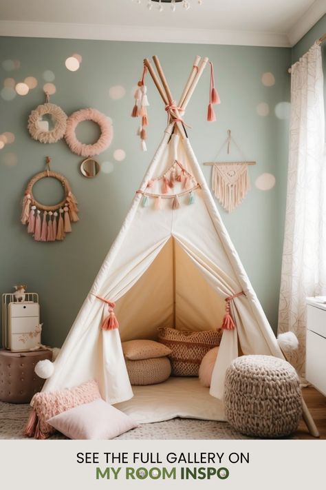 Explore 43 charming boho nursery designs that emphasize earthy tones, creative layouts, and inviting decor ideas for your baby’s first room. The pin showcases beautiful images to help you create a personalized and stylish nursery. Boho Childrens Room, Boho Nursery Ideas, Boho Girls Bedroom, Boho Crib Bedding, Organized Spaces, Wooden Bead Chandelier, Trendy Nursery, Nursery Designs, Rustic Wooden Shelves