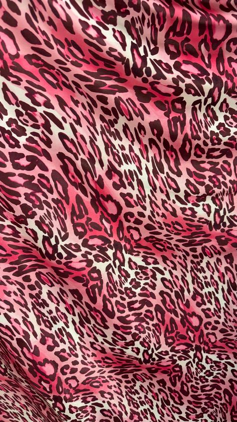 Leopard design Exotic animal print on poly spandex light weight 4-way stretch 58/60" Sold by the YD. Ships worldwide from Los Angeles California USA. High quality fabrics by AlexLAFabrics  Content: 80% Polyester; 20% Spandex Digital Prints For Fabrics, 2014 Tumblr Aesthetic Outfits, Pink Glamour, Pink Animal Print, Fabric Patterns Design, Leopard Design, Pink Animals, Leopard Fashion, Pink Leopard Print