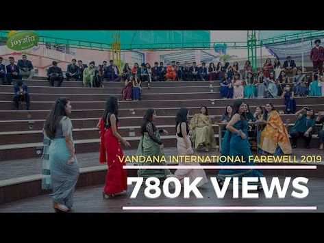 Vandana International Farewell 2019 batch | Events at Joygaon | Farewell Dance - YouTube Farewell Dance Performance, Farewell Dance, Good Dance Songs, Farewell Song, Songs For Teachers, Short Songs, Simple Dance, Party Songs, Drama Gif