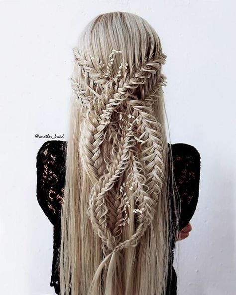 Long Hair Designs, Dutch Braid Hairstyles, Hairstyle Youtube, Viking Hair, Fantasy Hair, Hair Images, Hair Reference, Braids For Long Hair, French Braid