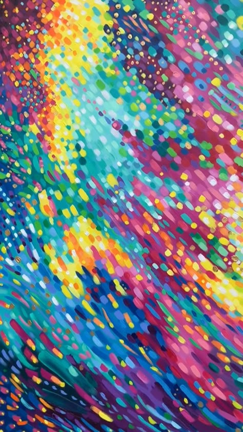 Detailed Paintings, Colorful Abstract Art, Cute Patterns Wallpaper, Gouache Painting, Artist On Instagram, Colorful Abstract, Color Theory, Art Techniques, Art Abstract