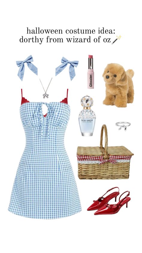 halloween costume idea: dorthy from wizards of oz🪄 #halloween #costume #wizardofoz #aesthetic #fyp Wizard Of Oz Aesthetic, Wizard Of Oz Costume Ideas, Dorthy Costume, Oz Aesthetic, Wizard Of Oz Costume, Halloween Costume Idea, Glinda The Good Witch, Halloween Costume Ideas, Couples Costumes