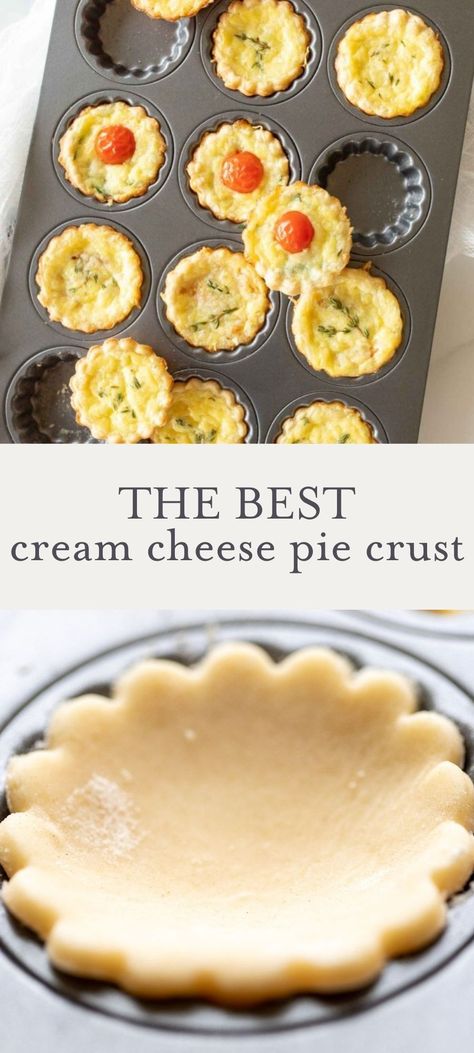 Pie Crust With Cream Cheese, Pre Made Pie Crust Uses, Martha Stewart Pie Crust Recipe, Martha Stewart Pie Crust, Cream Cheese Pie Crust Recipe, Cinnamon Roll Pie Crust, Cheese Pie Crust, Cream Cheese Crust, Easy Pie Crust Recipe