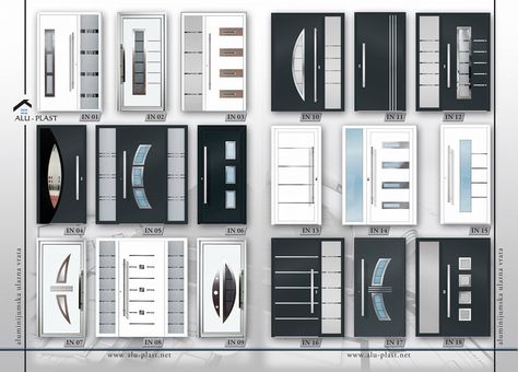 Aluminium front door Aluminium Doors Entrance, Aluminium Front Door, Interior Door Styles, Iron Door Design, Aluminum Door, Beautiful Front Doors, Classic Homes, Steel Gate Design, Doors Design