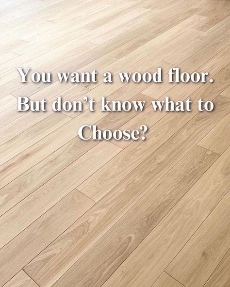 There are nearly limitless options with wood flooring, but since we don’t buy flooring every day, it can be confusing. Here are our tips for choosing the right floor: ✅ Focus on design and quality: Consider the shape (patterned or straight), general color (keeping in mind natural variations), and texture. ✅ Choose versatile tones:Mid-tones, like raw wood colors and yellows, fit well with any design scheme. Dark or light floors can look stunning in the right setting. ✅ Patterned floors: Che... Which Direction To Lay Wood Flooring, How To Lay Wood Flooring Pattern, Bruce Golden Natural Oak Engineering Flooring, Engineered Wood Flooring Builddirect, Kentwood Flooring Engineered Hardwood, Light Floors, Raw Wood, Floor Patterns, On Design