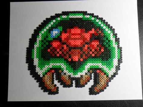 Super Metroid Perler by mecharichter.deviantart.com on @DeviantArt Metroid Perler Bead Patterns, Metroid Perler Beads, Melt Beads, Melt Beads Patterns, Super Metroid, Perler Ideas, Beads Patterns, Pixel Art Templates, Art Templates