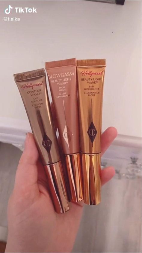 #makeup #charlotetilbury #cleangirl #dupe #amazon #glow #makeup Make Up Best Products, Charllote Tilbury Makeup Products, Glowy Makeup Products, Natural Makeup Products, Charlotte Tilbury Makeup, Makeup Bag Essentials, Makeup List, Basic Makeup, Eye Makeup Designs