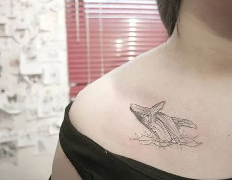 Whale tattoo meaning, sketches, ideas | by Roman Brovenko | Medium Whale Tattoo Design, Beach Tattoo Ideas, Whale Tattoo, Whale Tattoos, Beach Tattoo, Sand And Sea, Tattoo Design Ideas, Tattoo Design, Mammals