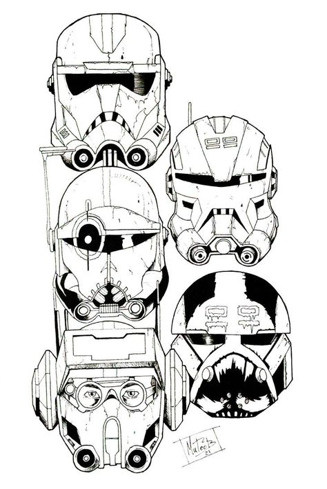 The Bad Batch Tattoo, Bad Batch Tattoo Ideas, Bad Batch Tattoo, Bad Batch Art, Clone Wars Tattoo, Star Wars Bad Batch, Anime Universe, The Bad Batch, Clone Troopers