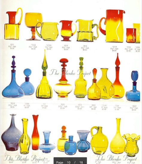 1971 Blenko glass Blenko Glass, Glass Decanter, Architecture Interiors, Decanters, Vintage Glassware, Pansies, Glass Collection, The Present, Interior Design Ideas