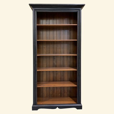 French Country Bookshelf, French Country Bookshelves, French Country Bookcase, French Country Office, Office Bookshelf Decor, Country Office, Base Molding, Office Bookshelves, Bookcase With Drawers