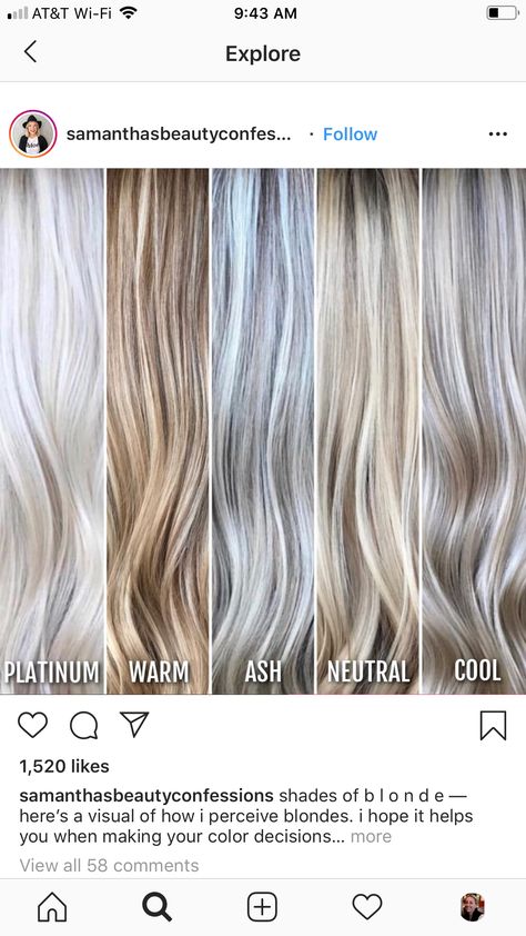 Colour For White Hair, White Ash Blonde Hair Highlights, Ashy Bleach Blonde Hair, Iced Champagne Blonde Hair, Grey Toned Hair Ash Blonde, Cool Blonde Tones Shades, Blonds Going Grey, Highlight Tones Chart, Grey Tones Hair