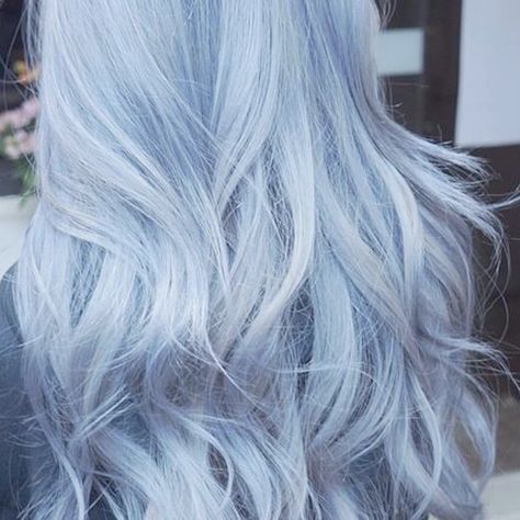 Light Blue Hair Color, Fontaine Oc, Pale Blue Hair, Ice Blue Hair, Denim Blue Hair, Icy Blue Hair, Blue Hair Dark, Sky Blue Hair, Baby Blue Hair