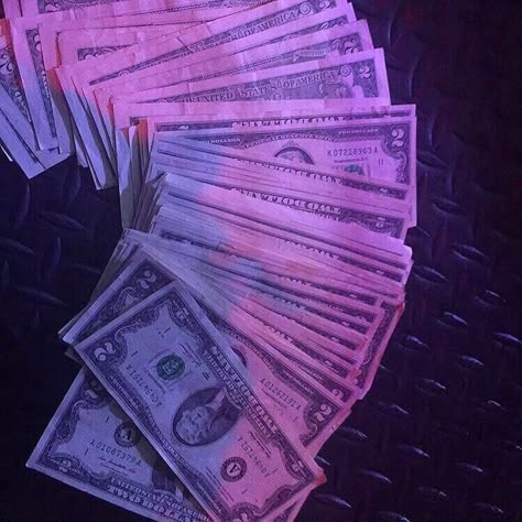 purple aesthetic neon money dollars Purple Money, 2024 Manifestation, Violet Aesthetic, Pink Grunge, Lavender Aesthetic, Wallpaper Iphone Neon, Dark Purple Aesthetic, Money Trading, Wallpaper Purple