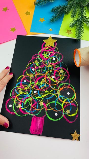 Arts And Crafts For Kids Christmas, Christmas Craft For Children, Kindergarten Art And Craft, Christmas Childrens Crafts, Preschool Christmas Cards, Christmas Decorations Kindergarten, Christmas Party Crafts For Kids, Christmas Art Kindergarten, 1st Grade Christmas Crafts