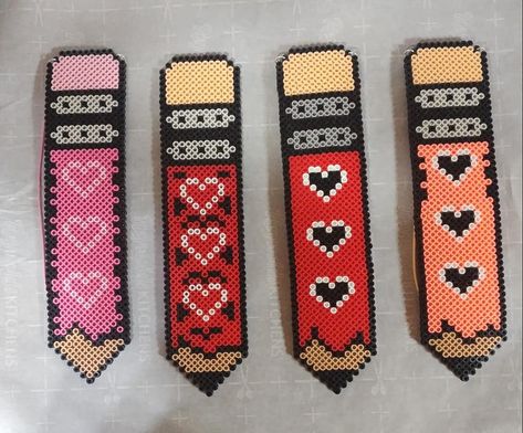 Perler Beads Bookmark Pattern, Fuse Bead Patterns Bookmark, Iron Beads Bookmark, Pearled Bead Bookmarks, Melting Bead Bookmark, Pyssla Bookmark, Hama Beads Bookmark, Bookmark Perler Beads, Perler Bookmark