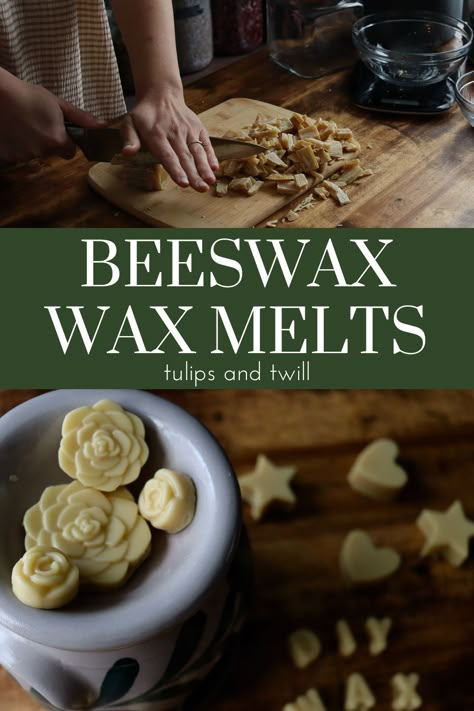 Beeswax Wax Melts, Make Wax Melts, Wax Crafts, Beeswax Diy, Beeswax Recipes, Wax Melts Recipes, Beeswax Candles Diy, Natural Wax Melts, Diy Wax Melts