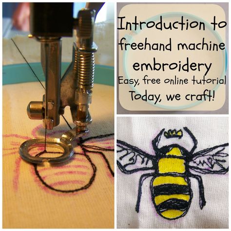 Free Motion Embroidery Tutorial, Freehand Embroidery, Machine Embroidery Tutorials, Machine Embroidery Quilts, Freehand Machine Embroidery, Textile Art Embroidery, Sewing Machine Embroidery, Fabric Cards, Free Motion Embroidery