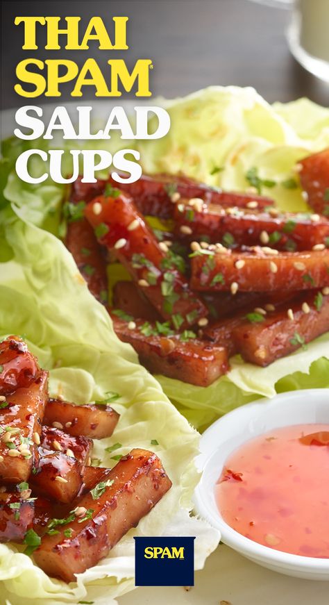 Spicy Spam Recipes, Low Carb Spam Recipes, Spam Salad Recipes, Healthy Spam Recipes, Spam Hotdish, Spam Salad, Spam Dishes, Spam Meals, Spam Recipes Dinners