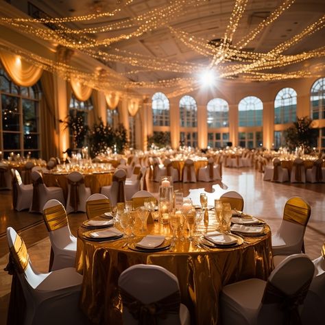 Gold Rush Prom Theme, Met Gala Party Ideas, Golden Gala Theme, Golden Gala Prom Theme, Gold Prom Decor, Golden Hour Prom Theme, Met Gala Themed Party, Gold Prom Theme, Golden Theme Party