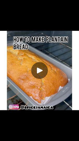 How To Make Plantains, Plantain Bread, Jamaican Recipe, Banana Bread Recipe Moist, Island Food, Naan Bread, Jamaican Recipes, Bread Cake, Chicken Dishes Recipes