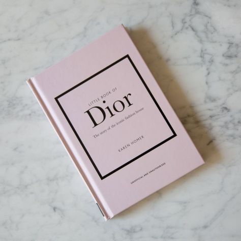 Little Book Of Dior, Pink Coffee Table, Coffee Table Books Decor, Chanel Book, Pink Coffee, Pink Books, Coffee Table Book, Iconic Fashion, Room Inspiration Bedroom