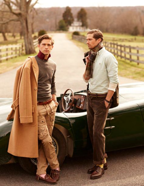 Country Style Men, British Style Men, Polo Coat, British Gentleman, Fall Fashion Coats, Gentleman Aesthetic, Khaki Cargo Pants, English Men, Country Fashion