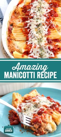 Italian Manicotti, Pasta And Sauce, Italian Dinners, Italian Snacks, Food Sides, Manicotti Recipe, Resep Pasta, Italian Drinks, Recipes Italian