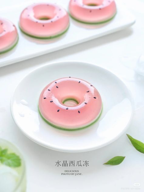 Jelly Aesthetic, Sweets Design, Agar Agar Jelly, Jelly Desserts, Gelatin Recipes, Kawaii Cooking, Cute Snacks, Easy Food Art, Agar Agar