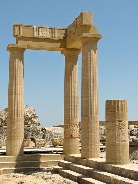 Acropolis Of Lindos, Acropolis, Wikimedia Commons, Marina Bay, Marina Bay Sands, Greece, Building, Travel, Ruins