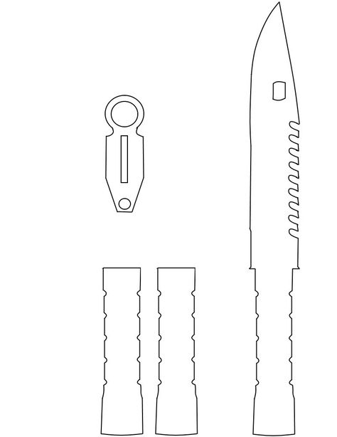 In this instructable I am going to show you how to make wooden M9 bayonet. M9 Bayonet, Knife Template, Knife Drawing, Diy Knife, Knife Patterns, Handcrafted Knife, 3d Cnc, Woodworking Furniture Plans, Outline Drawing