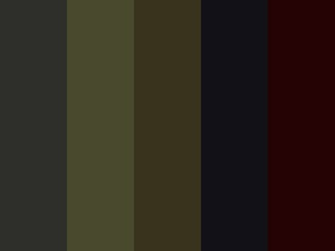 "Graveyard Zombie" by rycz Goth Wedding Color Palette, Southern Gothic Color Palette, Grunge Pallete, Alt Color Palette, Apocalypse Color Palette, Dull Colors Palette, Zombie Color Palette, Edgy Color Palette, Flat Color Palette