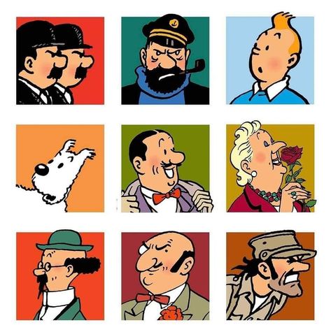 Tintin Comic Strip, Tin Tin Illustration, Tin Tin Comic, Tintin Comic, Tintin Art, Tin Tin Cartoon, Comic Book Layout, Comic Poster, Tin Tin