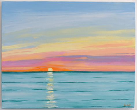 Sunset Pottery, Sunrise Art Painting, Sunrise Drawing, Technical Art, Painting Gifts, Sea Scapes, Sunrise Painting, Sunrise Art, Jackson Ms